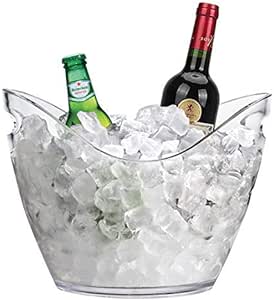 Wiaderko na lód 4 L do wina szampana pojemnik na owoce i warzywa sałatkę pr