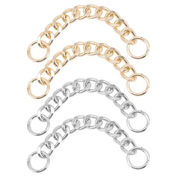 Цепочка для обуви Украшения с кристаллами Золото 4 шт.