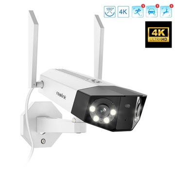 KAMERA WIFI IP Reolink Duo2 8Mpx 4K kąt 180 stopni Tryb nocny w kolorze