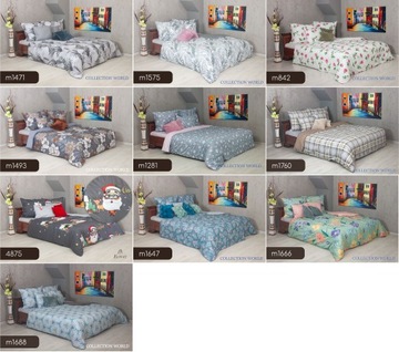 Постельное белье ELWAY 160х200 Хлопок Сатин НОВЫЕ ДИЗАЙНЫ!