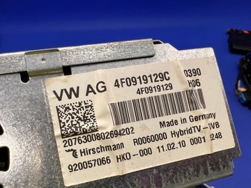 AUDI A4 A5 A6 A8 Q5 Q7 TUNER TV 4F0919129C