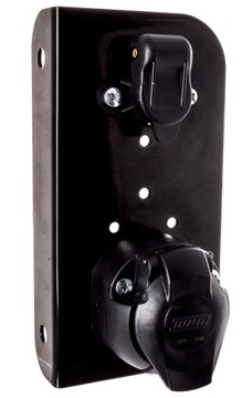 Кронштейн розетки + 7-контактная розетка и 3-контактная розетка