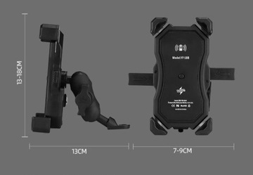 ДЕРЖАТЕЛЬ ДЛЯ МОТОЦИКЛА QI QC3.0 ИНДУКЦИОННЫЙ ТЕЛЕФОН