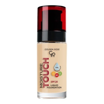 Golden Rose MOISTURE TOUCH 106 Nawilżający podkład do twarzy 30 ml SPF 20