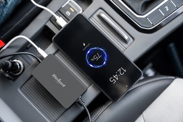 АВТОМОБИЛЬНЫЙ БЛОК ПИТАНИЯ ДЛЯ НОУТБУКА 12/24В 65Вт USB 2А