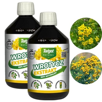 TARGET Natural WROTYCZ EKSTRAKT Na Pędraki Opuchlaki PROBIOTYK Dla GLEBY x2
