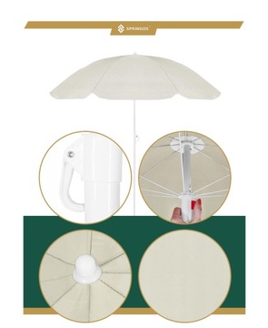 Пляжный зонт для садового пляжа для большого складного балкона 160 см балкона