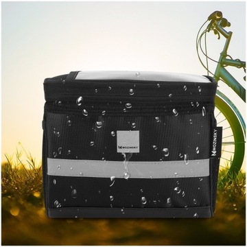 Sakwa rowerowa przednia Wozinsky WBB12BK 2l