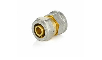 Złączka Skręcana Rur PEX ALUPEX Złączka 16 x 1/2 gw Mosiężna Mocna