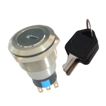 22 мм Высококачественный блокировочный переключатель ON/OFF Электронный переключатель с 2 клавишами