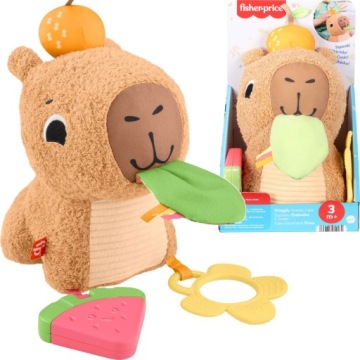 FISHER-PRICE сенсорна м'яка іграшка капібара JFW58 пошкоджена.упаковка. (новий з дефектом)