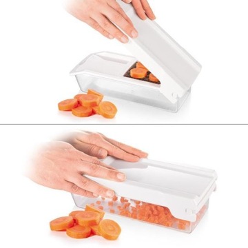 Ручная терка для овощей из нержавеющей стали.