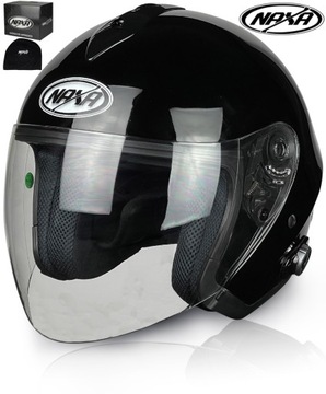 Kask motocyklowy, otwarty z BLUETOOTH NAXA r. S