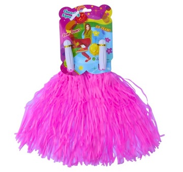 2 szt POMPONY CHEERLEADERKI CHEERLADEREK CHIRLIDERKA różowe