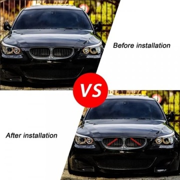 V-BRACE EPMAN NAKŁADKI POPRZECZKI ŻÓŁTE NIEBIESKIE BMW 1-2-3-4
