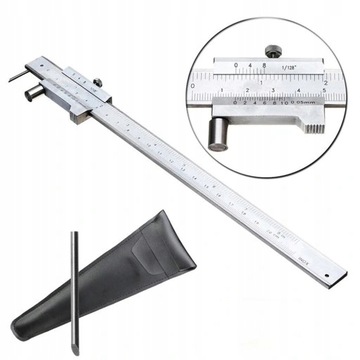 SUWMIARKA TRASERSKA Z RYSIKIEM 200mm-0.1mm