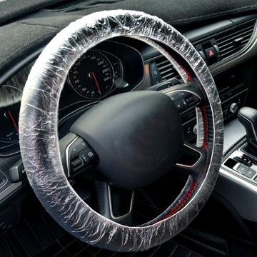 500 шт одноразовый чехол на руль автомобиля