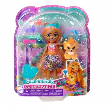 ENCHANTIMALS LALKA CHARISSE CHITAAH +zwierzatko d
