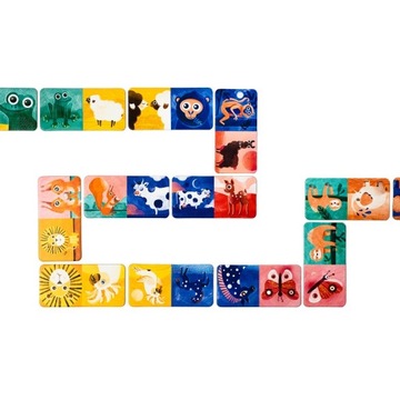 Игра Капитан Наука ЖИВОТНЫЕ ДОМИНО для ДЕТЕЙ 3+