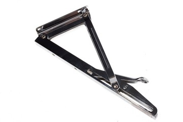 СКЛАДНАЯ ХРОМИРОВАННАЯ ПОДДЕРЖКА ДЛЯ ПОЛОК 25см