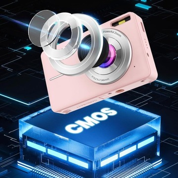 APARAT CYFROWY DLA DZIECI DZIECKA FOTOGRAFICZNY + KARTA 32GB 44MP 1080P