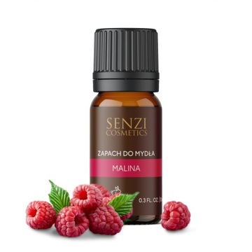 Zapach do Mydła Olejek Zapachowy Do Mydła Aromat Mydło 10ml MALINA MALINOWY
