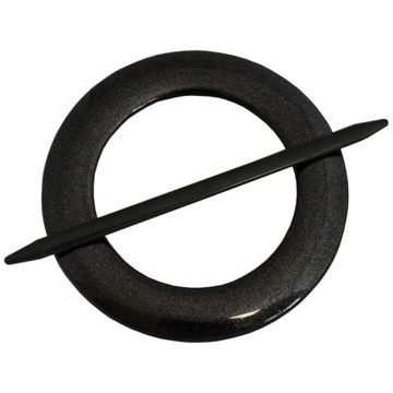 KLAMRA DO FIRAN ZASŁON SPINKA klamry koło czarne