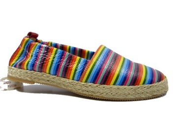 Półbuty damskie wsuwane espadryle ze skóry J.W 36