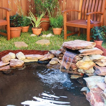 Pontec Pondofall Пластиковый готовый излив Водопад для пруда Каскады прудов