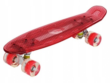 СКЕЙТБОРД FISK BOARD КОЛЕСА СВЕТОДИОДНОЕ ОСВЕЩЕНИЕ RGB USB РЫБНАЯ ДОСКА ДЛЯ ДЕТЕЙ