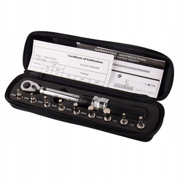 KLUCZ DYNAMOMETRYCZNY REGULOWANY 1-25Nm DO ROWEROW