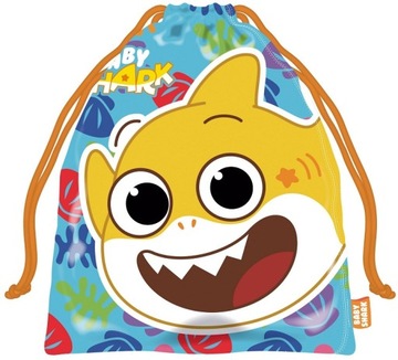MAŁY WOREK na kapcie do przedszkola BABY SHARK
