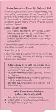 MIYA SUCHY SZAMPON PUDER DO STYLIZACJI WŁOSÓW