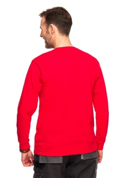 T-shirt KOSZULKA bluzka męska z długimi rękawami JHK 170g/m2 CZERWONA XXL