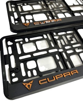 РАМКА ДЛЯ ПЛАТЫ CUPRA, ЧЕРНАЯ МЕДЬ, 2 шт. НАБОР