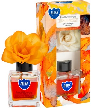 Odświeżacz zapachowy + kwiat Świeże kwiaty poj 80ml