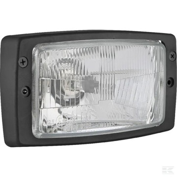 Reflektor Lampa przód Fendt, Case IH, Zetor, Farmtrac, Steyr, Prostokątny