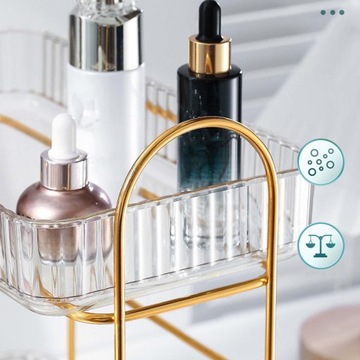 2-уровневый настольный органайзер, подставка, настольная косметика