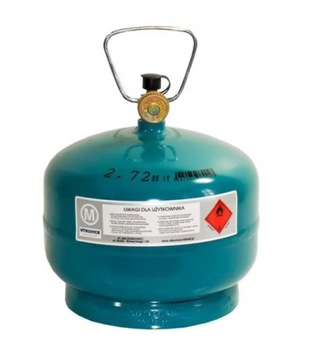 Butla gazowa turystyczna grill 2 kg propan butan