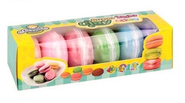 НАБОР МАКАРУНС CLAYDOLL FOAM PLAYSTINE PASTE из 6 штук