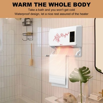 Klimatyzacja naścienna Gorący wentylator z wieszakiem na pilota 2000 W