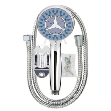 Zestaw prysznicowy słuchawka, wąż, uchwyt