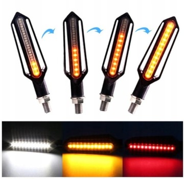 Динамические поворотники плюс СТОП 2 шт. 24LED
