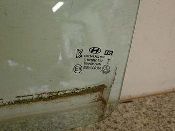HYUNDAI IX35 10-15 SKLO (OKNO) DVEŘE ZADNÍ LEVÝ