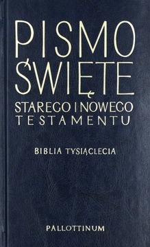 BIBLIA TYSIĄCLECIA - format oazowy eko granat KSIĄ