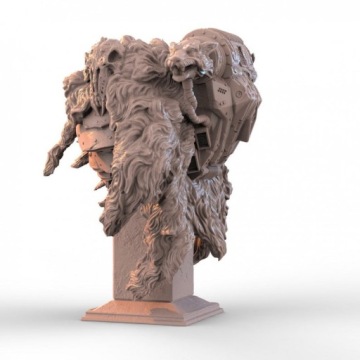 Бюст космического волка Люпус