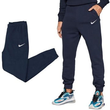 NIKE Spodnie Dresowe Męskie Bawełniane JOGGERY r.M