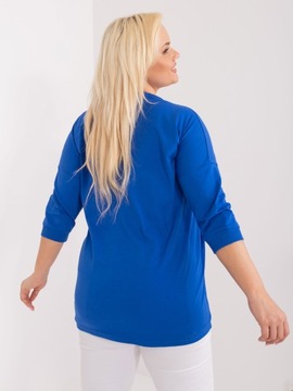 BLUZKA CASUALOWA PLUS SIZE damska z kieszeniami