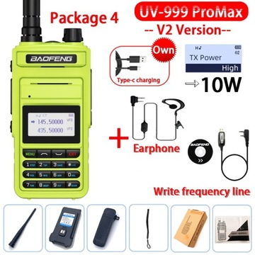 2022 Baofeng UV-999 ProMax 10W daleki zasięg