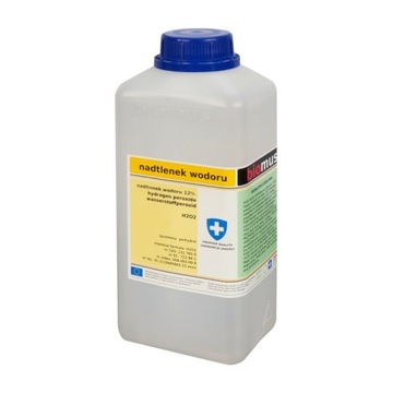 NADTLENEK WODORU 12% wybielanie perhydrol wybielacz 1L BIOMUS